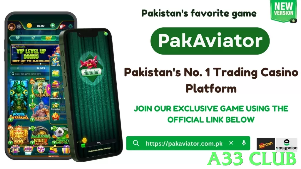 a33 club game app for Pakistan players - 2